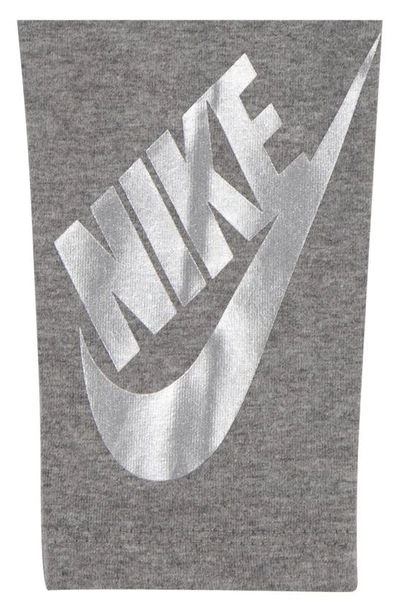 Shop Nike Sparkle Fleece Sweatshirt & Leggings Set In Charcoal Heather