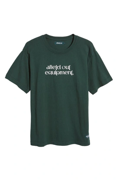 Shop Afield Out Equipment Graphic T-shirt In Forest Green