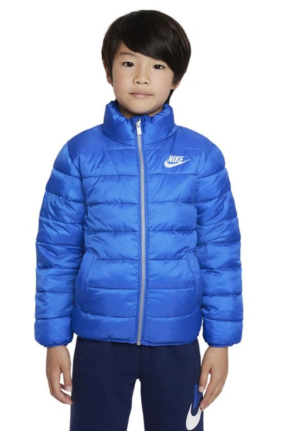 Shop Nike Kids' Midweight Puffer Jacket In Game Royal