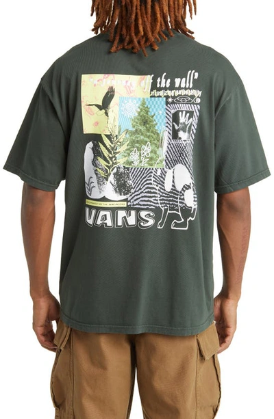 Shop Vans Ecosystem Graphic T-shirt In Deep Forest