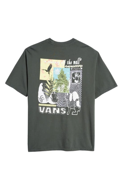 Shop Vans Ecosystem Graphic T-shirt In Deep Forest