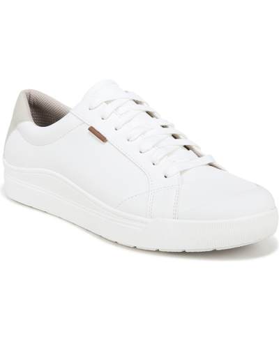 Shop Dr. Scholl's Men's Time Off Lace Up Sneakers In White