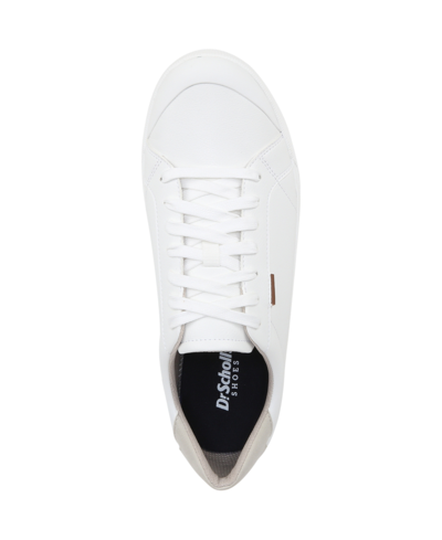 Dr. Scholl's Men's Time Off Lace Up Sneakers In White