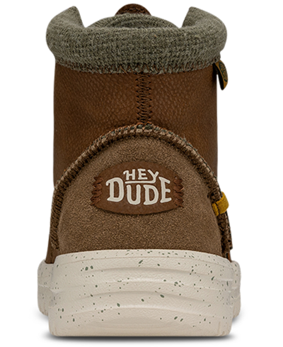Shop Hey Dude Big Kids Bradley Leather Boots From Finish Line In Brown