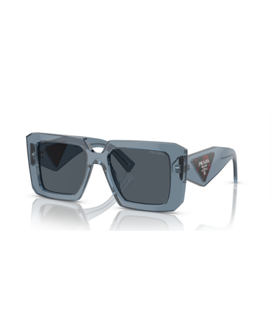 Shop Prada Women's Sunglasses Pr 23ys In Transparent Graphite