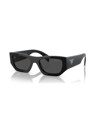 Shop Prada Unisex Sunglasses Pr A01s In Black