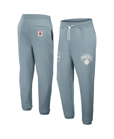 Shop Staple Men's Nba X  Mint New York Knicks Plush Sweatpants