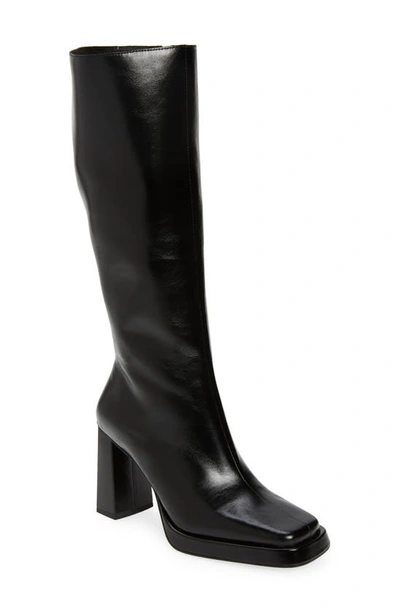 Shop Jeffrey Campbell Knee High Boot In Black