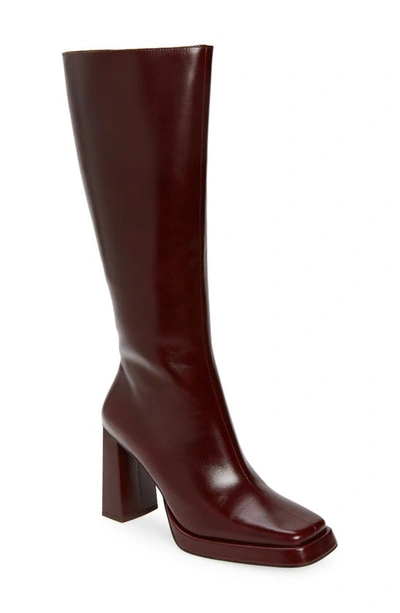 Shop Jeffrey Campbell Knee High Boot In Brown