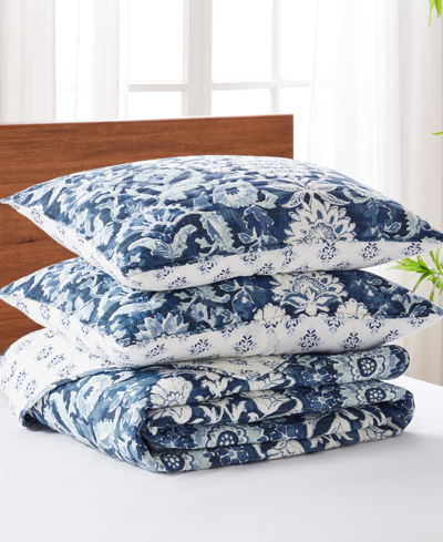 Levtex Laure Reversible 2-pc. Quilt Set, Twin/twin Xl In Indigo