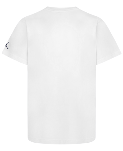 Shop Jordan Big Boys Air Diamonds Short Sleeve T-shirt In White