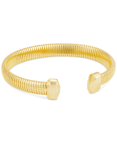 Shop Kendra Scott Tubogas Link Adjustable Cuff Bracelet In Gold
