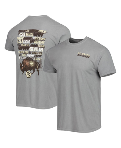 Shop Image One Men's Gray Colorado Buffaloes Hyperlocal T-shirt