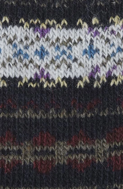 Barbour Boyd Lambswool Blend Socks In Navy Mix
