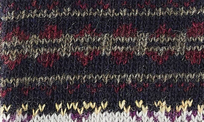 Barbour Boyd Lambswool Blend Socks In Navy Mix