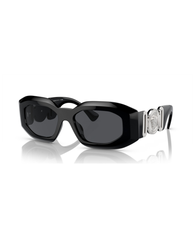 Shop Versace Men's Sunglasses Ve4425u In Black