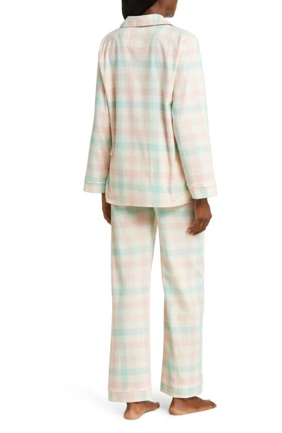 Shop Papinelle Check Cotton Pajamas In English Rose
