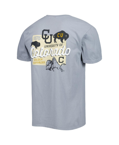Image One Graphite Colorado Buffaloes Vault State Comfort T-shirt In Graphite