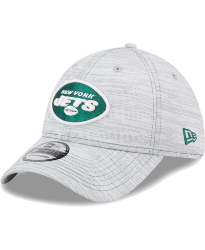 Shop New Era Men's  Gray New York Jets Speed 39thirty Flex Hat
