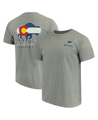 Image One Gray Colorado Buffaloes Local Comfort Color T-shirt In Gray
