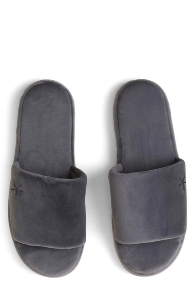 Shop Barefoot Dreams Luxechic® Slide Slipper In Carbon