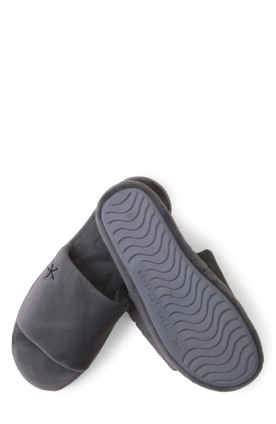 Shop Barefoot Dreams Luxechic® Slide Slipper In Carbon