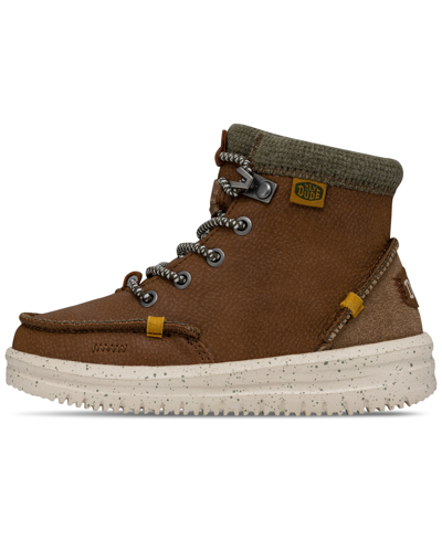 Shop Hey Dude Toddler Kids Bradley Youth Boots From Finish Line In Walnut
