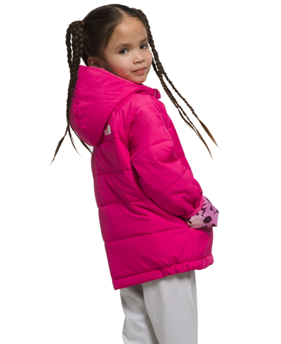 Shop The North Face Toddler & Little Girls Reversible Perrito Jacket In Mr. Pink