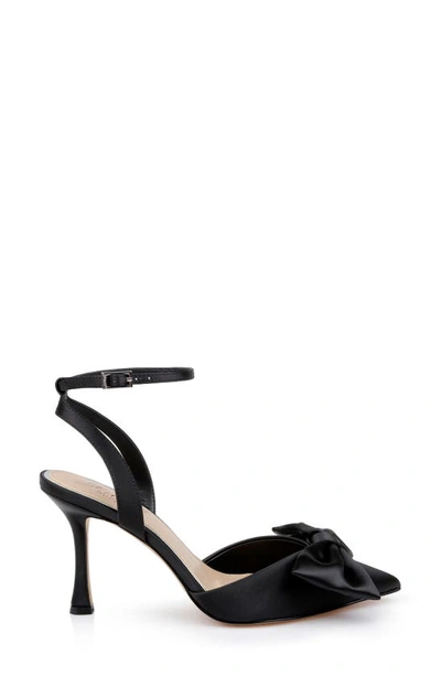 Shop Jewel Badgley Mischka Yanna Pointed Toe Pump In Black