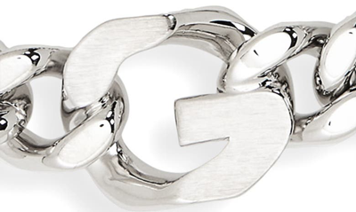 Shop Givenchy G Chain Bracelet In Silvery