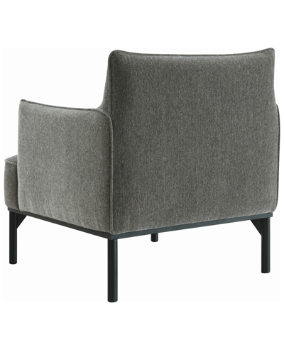 Shop Abbyson Living Gatsby 30" Fabric Accent Chair In Gray