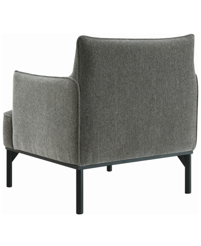 Abbyson Living Gatsby 30" Fabric Accent Chair In Gray