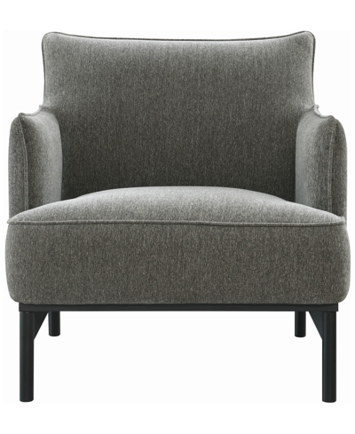 Shop Abbyson Living Gatsby 30" Fabric Accent Chair In Gray