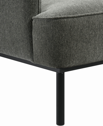 Shop Abbyson Living Gatsby 30" Fabric Accent Chair In Gray