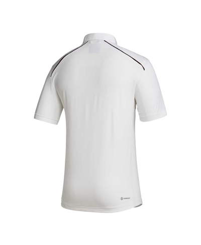 Shop Adidas Originals Men's Adidas White Texas A&m Aggies Coaches Aeroready Polo Shirt