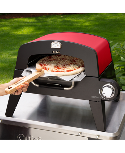 Shop Cuisinart Cpo-401 Double-wall Portable Propane Outdoor Pizza Oven In Red
