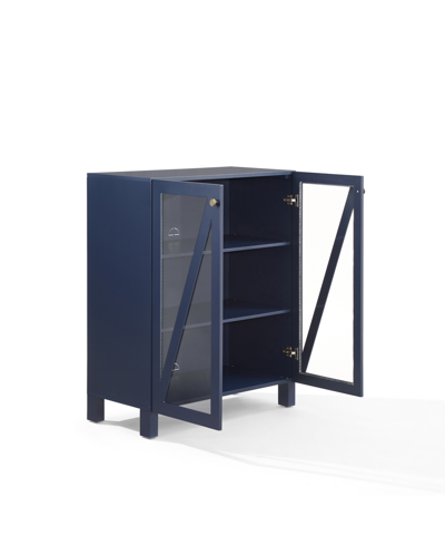 Crosley Furniture Cassai 30" Medium-density Fiberboard (mdf) Stackable Kitchen Storage Pantry In Navy
