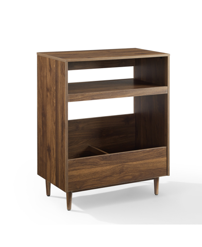 Crosley Furniture Liam 28" Medium-density Fiberboard (mdf) Record Player Stand In Walnut