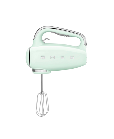 Shop Smeg 50's Retro Style Hand Mixer In Pastel Green