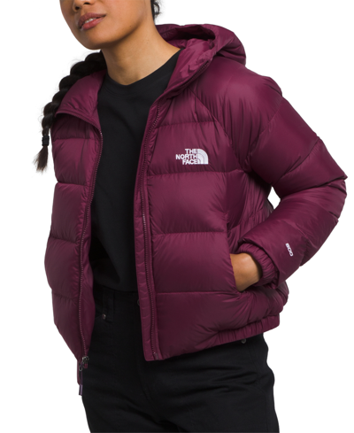 Shop The North Face Women's Hydrenalite Hooded Down Jacket In Boysenberry