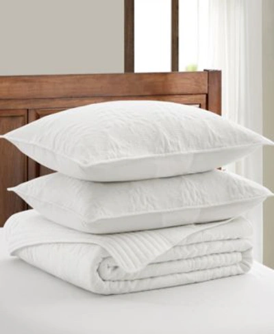Levtex Home O Christmas Tree Stitching Quilt Sets In White