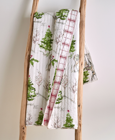 Levtex Sleigh Bells Quilted Throw, 50" X 60" In Multi