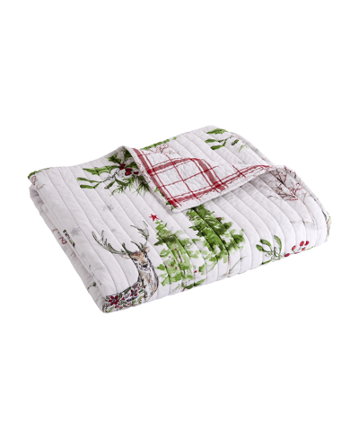 Levtex Sleigh Bells Quilted Throw, 50" X 60" In Multi