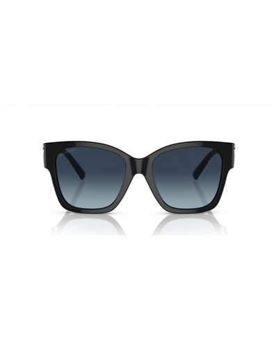 Shop Tiffany & Co Women's Polarized Sunglasses, Gradient Tf4216 In Black