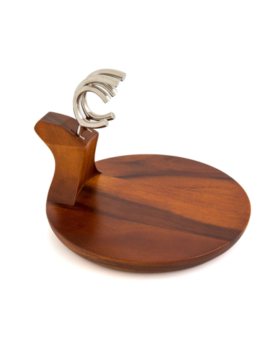 Nambe Reindeer Platter In Silver