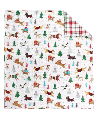 Levtex Jingle Paws Quilted Throw, 50" X 60" In Multi