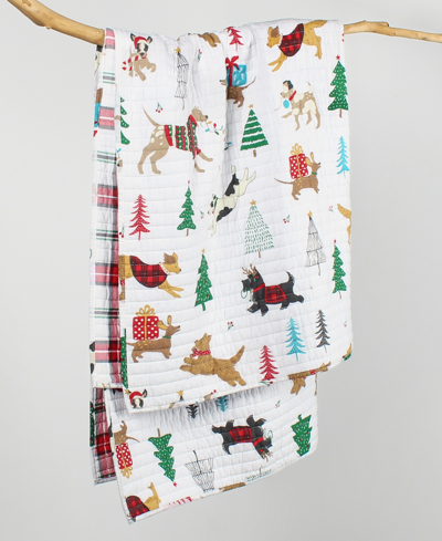 Levtex Jingle Paws Quilted Throw, 50" X 60" In Multi