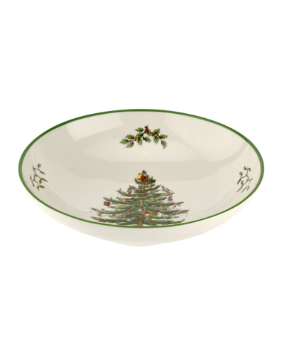 Spode Christmas Tree Pasta Serving Set, 5 Piece In Green