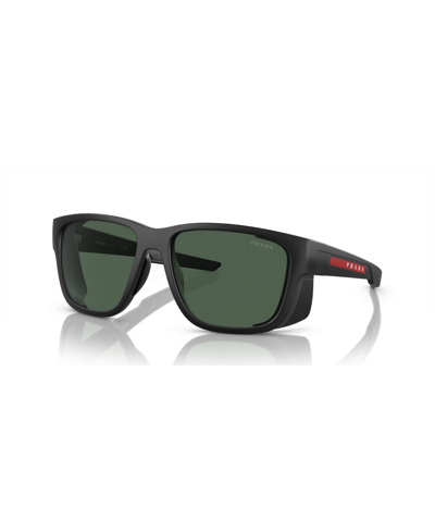 Shop Prada Men's Sunglasses Ps 07ws In Matte Black