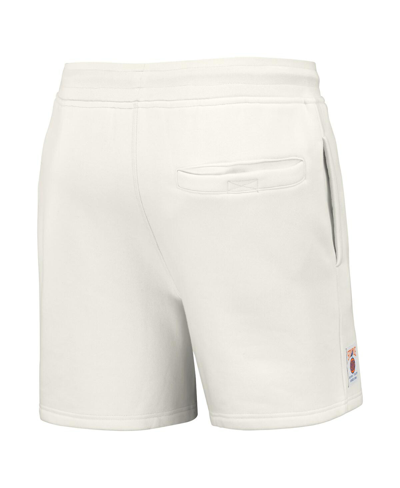 Shop Staple Men's Nba X  Cream New York Knicks Heavyweight Fleece Shorts